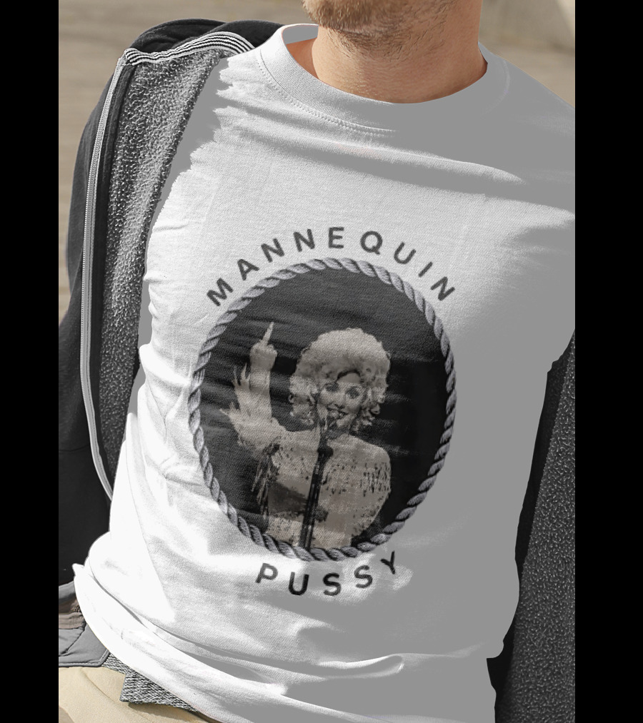 Mannequin Pussy Dolly Parton Country Music Finger T-Shirt