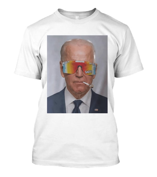 Joe Biden Pit Viper Sunglasses Smoking Pipe President T-Shirt