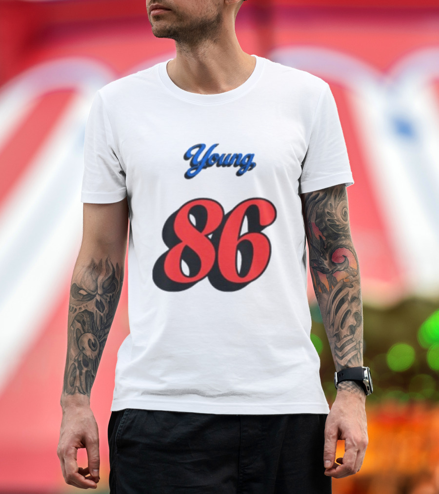 Owl City Store Young 86 Baseball 3 4 Sleeve T-Shirt