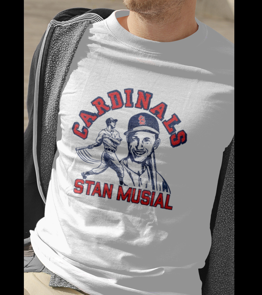 St Louis Cardinals Stan Musial Baseball Legend T-Shirt