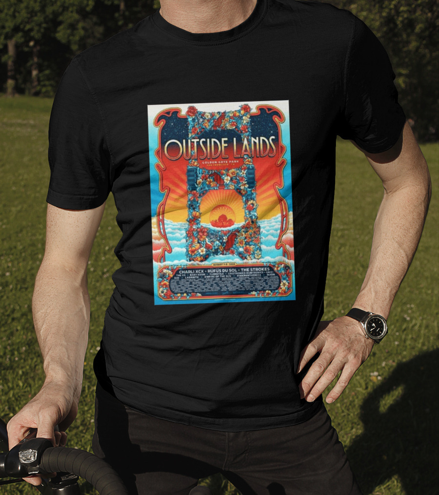 Babymetal LuckyFes'26 Quick Dry 8 Outside Lands Golden Gate Park August 11 To 13 2023 Charli XCX Rufus Du Sol The Strokes T-Shirt