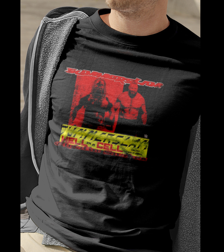 SummerSlam Hell In A Cell Brock Lesnar Oba Femi Cheatin Snakez T-Shirt