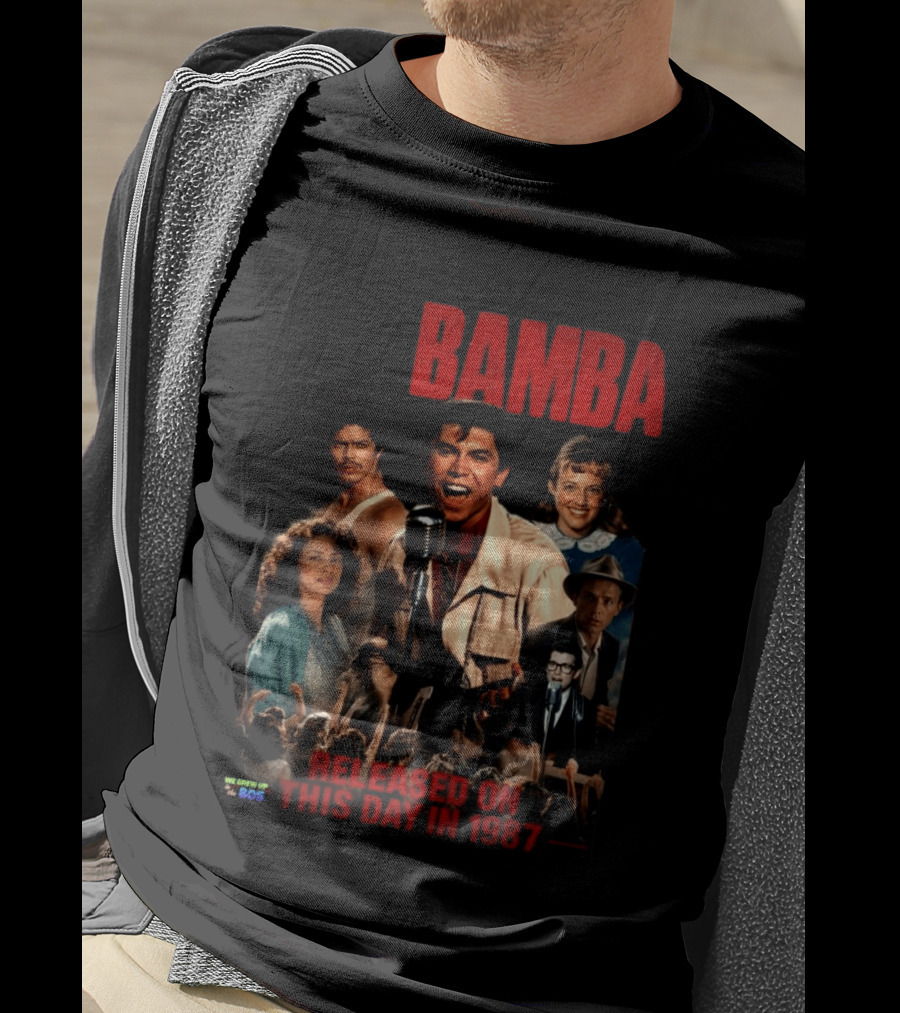 Bamba Released On This Day In 1987 80s Movie T-Shirt
