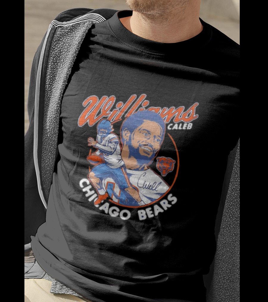Williams Caleb Chicago Bears Football Player Bears T-Shirt
