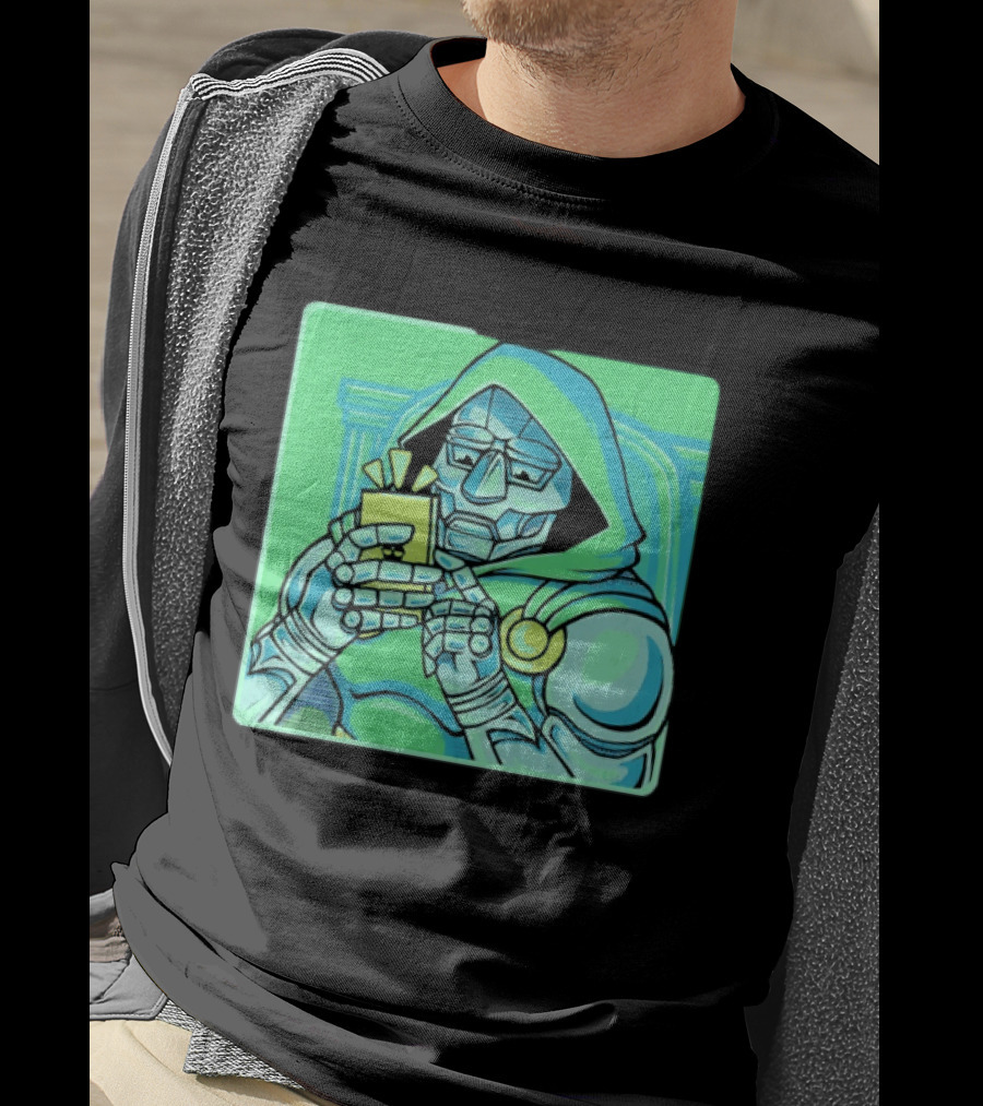Doctor Doom Marvel Villain Doom Scroll Of Doom T-Shirt