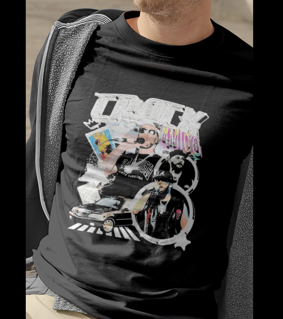 CRACK AMICO Raleigh North Carolina Hip Hop T-Shirt