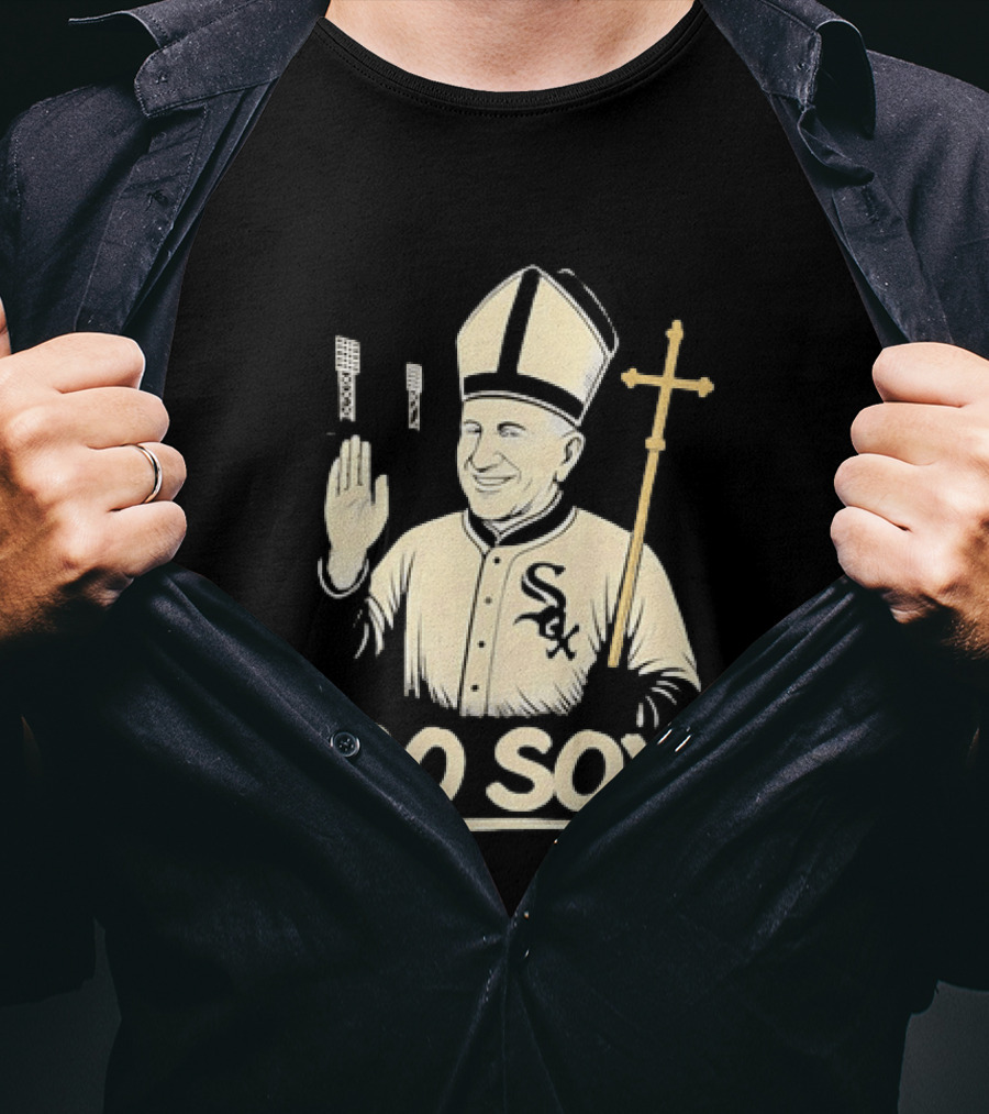 Pope Francis Go Sox Chicago White Sox MLB T-Shirt