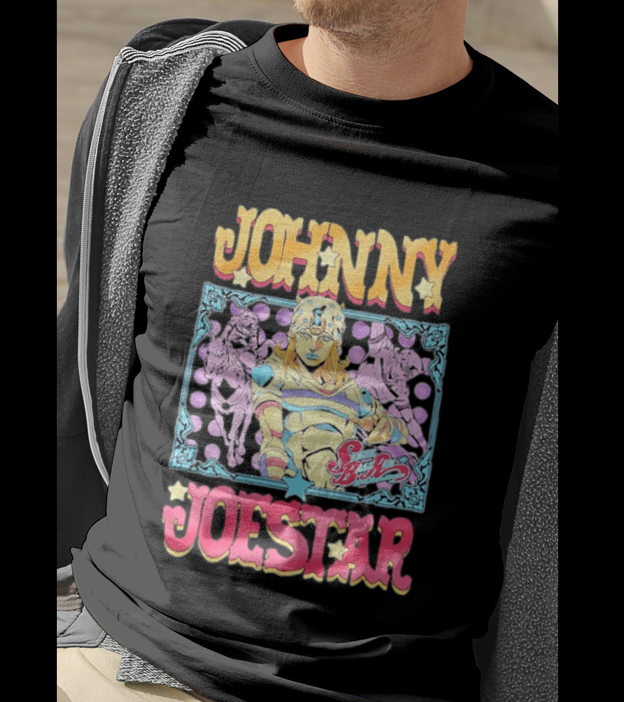 Johnny Joestar Steel Ball Run JoJo's Bizarre Adventure SBR Anime T-Shirt