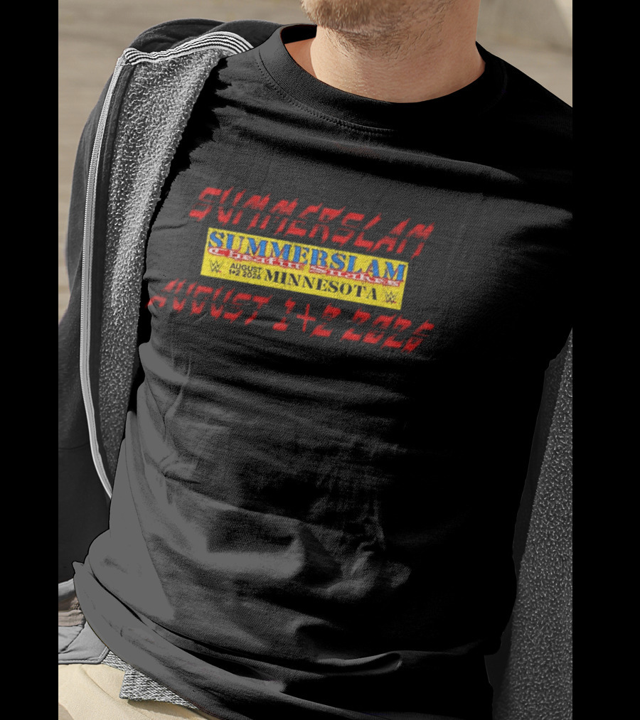 WWE SummerSlam Cattle Stakes Minnesota August 1 2 2026 T-Shirt