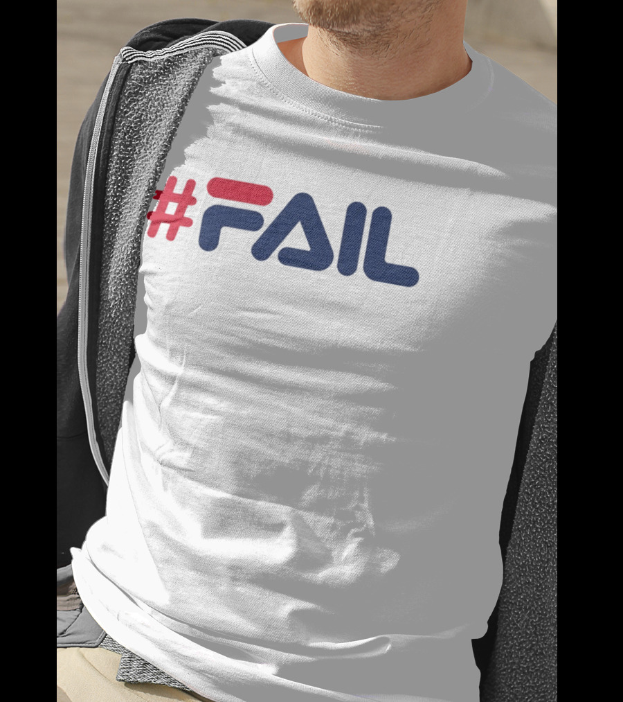 #FAIL Hashtag Bold Modern T-Shirt