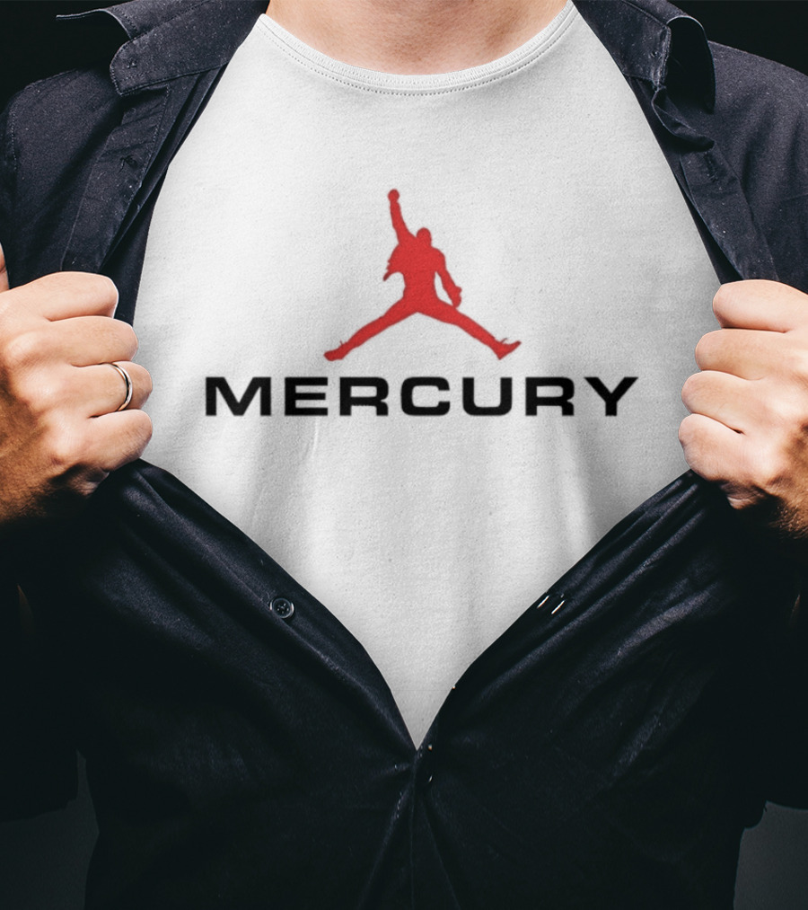 Freddie Mercury Jumpman Parody Queen Rock Music T-Shirt