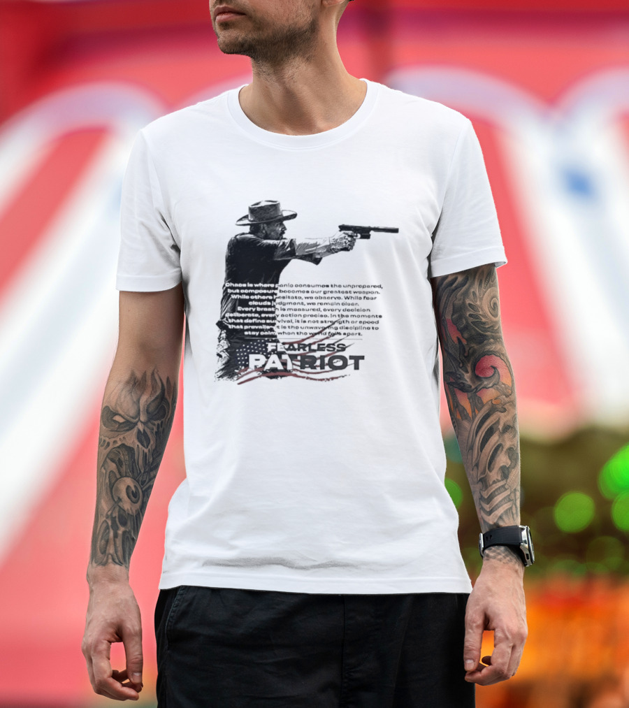 Jordan Salinas Fearless Patriot Hero T-Shirt