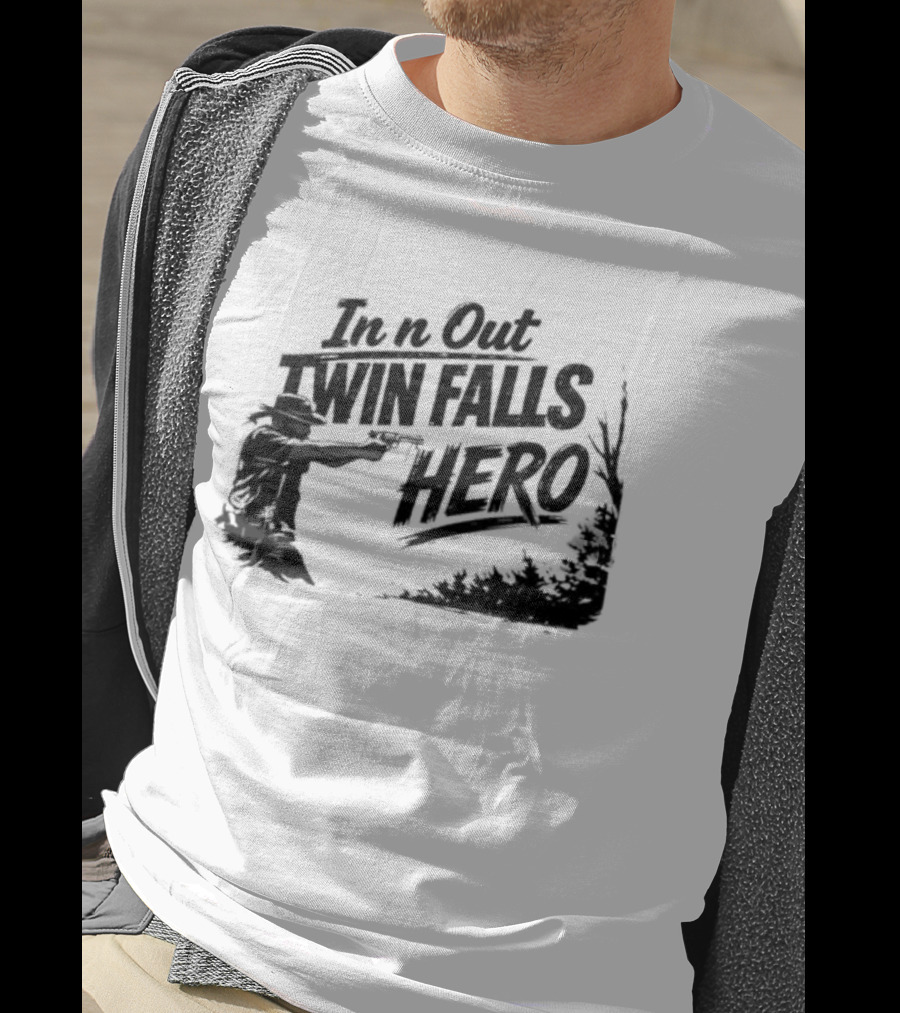 In N Out Twin Falls Hero Jordan Salinas Idaho T-Shirt
