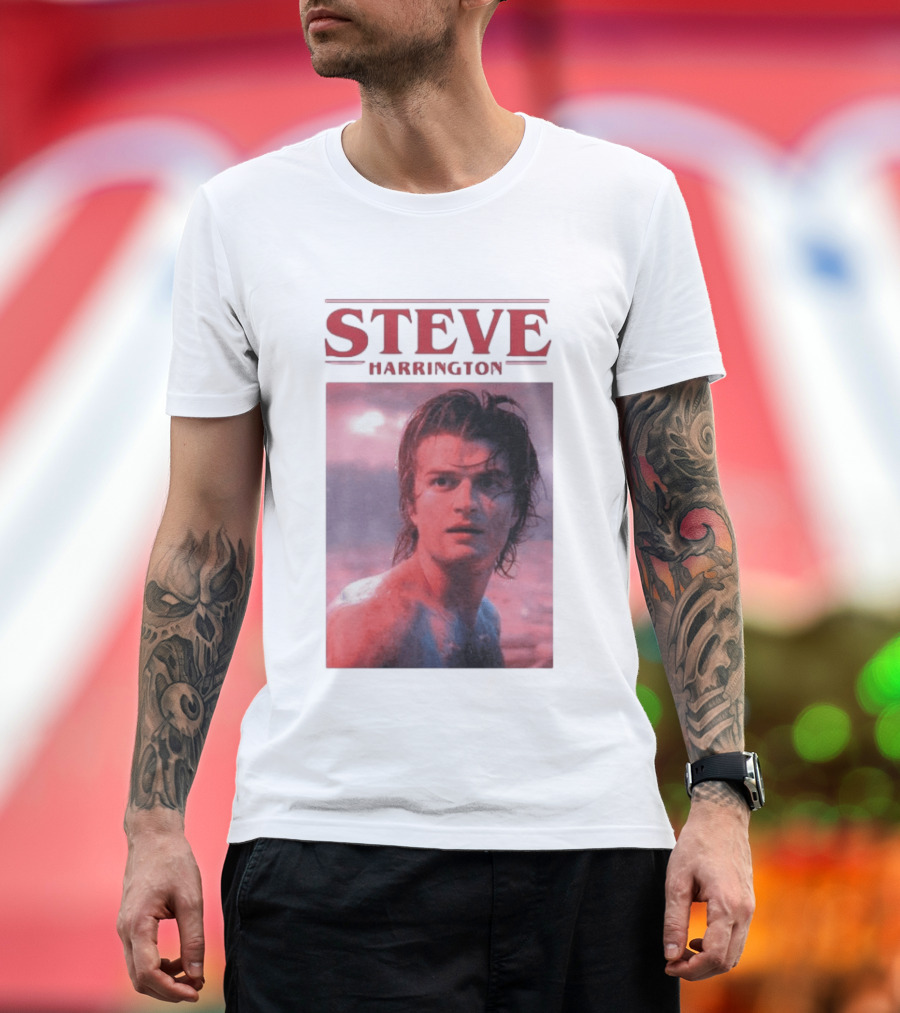 Steve Harrington Vintage Aesthetic Stranger Things Joe Keery T-Shirt