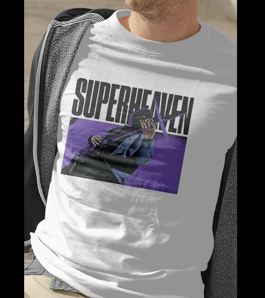 Superheaven Guitarist Performance Alternative Rock Purple Aesthetic T-Shirt