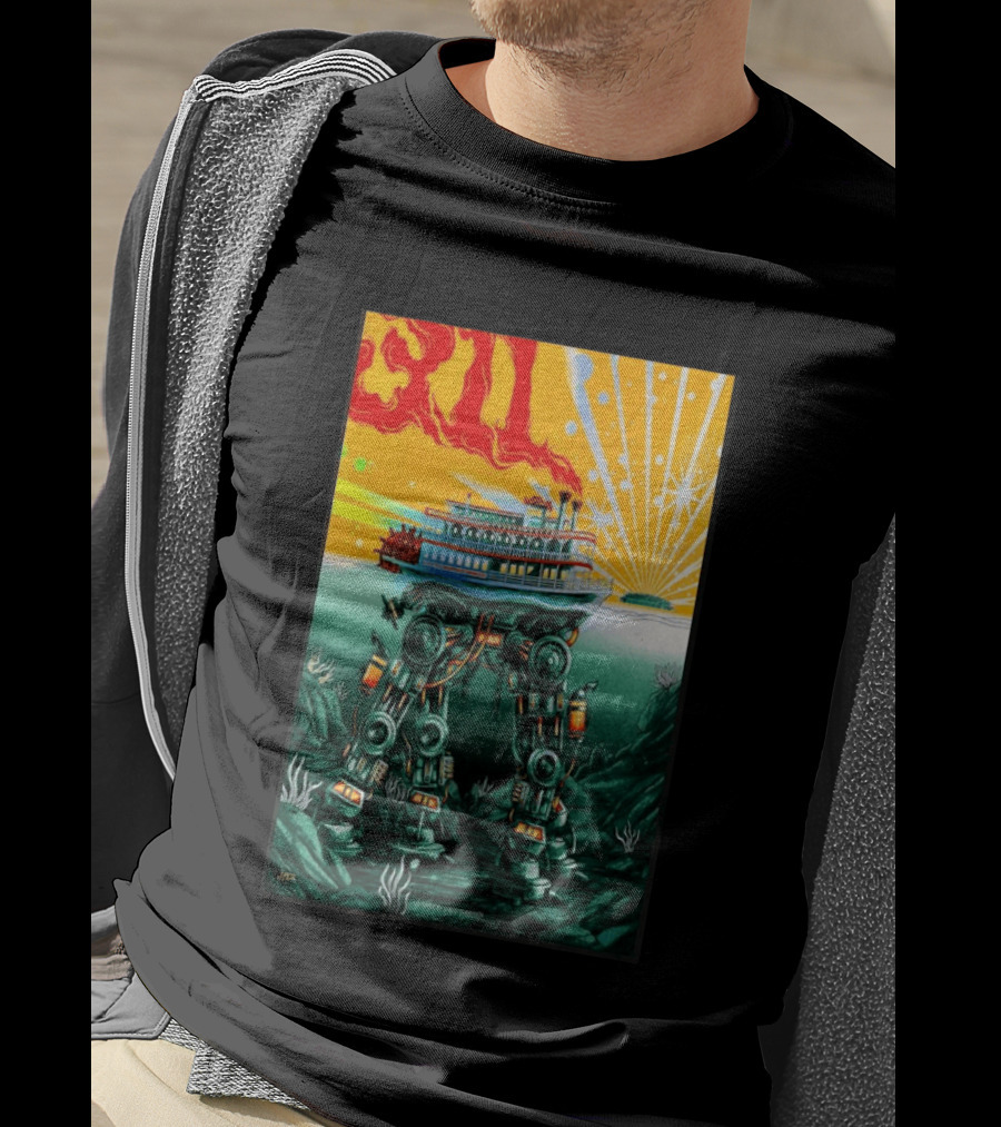311 Kansas City MO 2026 Steamboat Robot T-Shirt