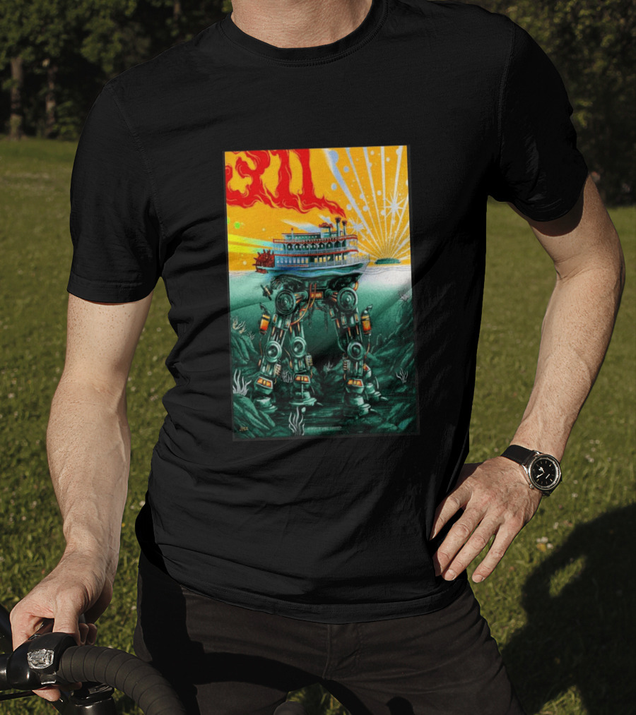 311 Kansas City MO 2026 Steamboat Robot T-Shirt