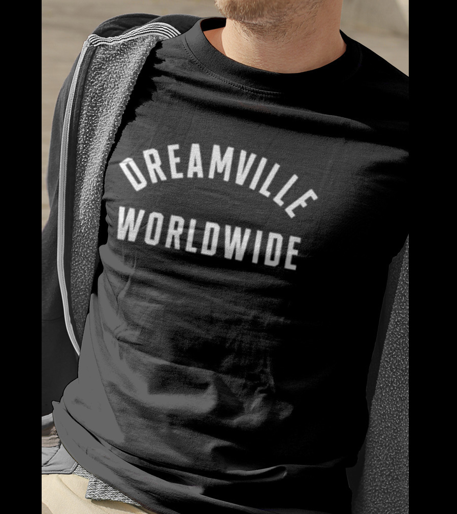 Dreamville Worldwide Chain Stitch Apparel Urban Streetwear Collection T-Shirt