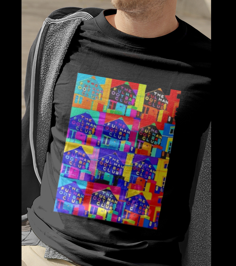 The Fulham Football Club Pop Art Craven Cottage T-Shirt