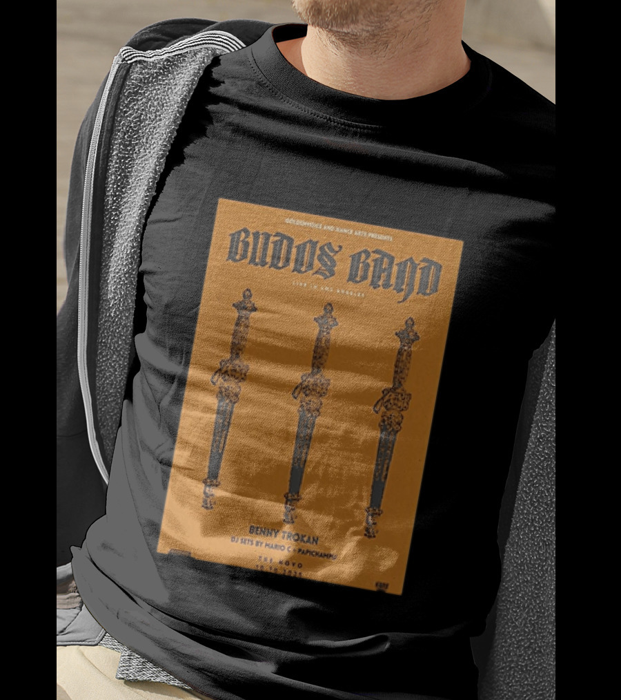 Budos Band Live Los Angeles The Novo October 10 2025 Benny Trokan Mario C Pachyman T-Shirt