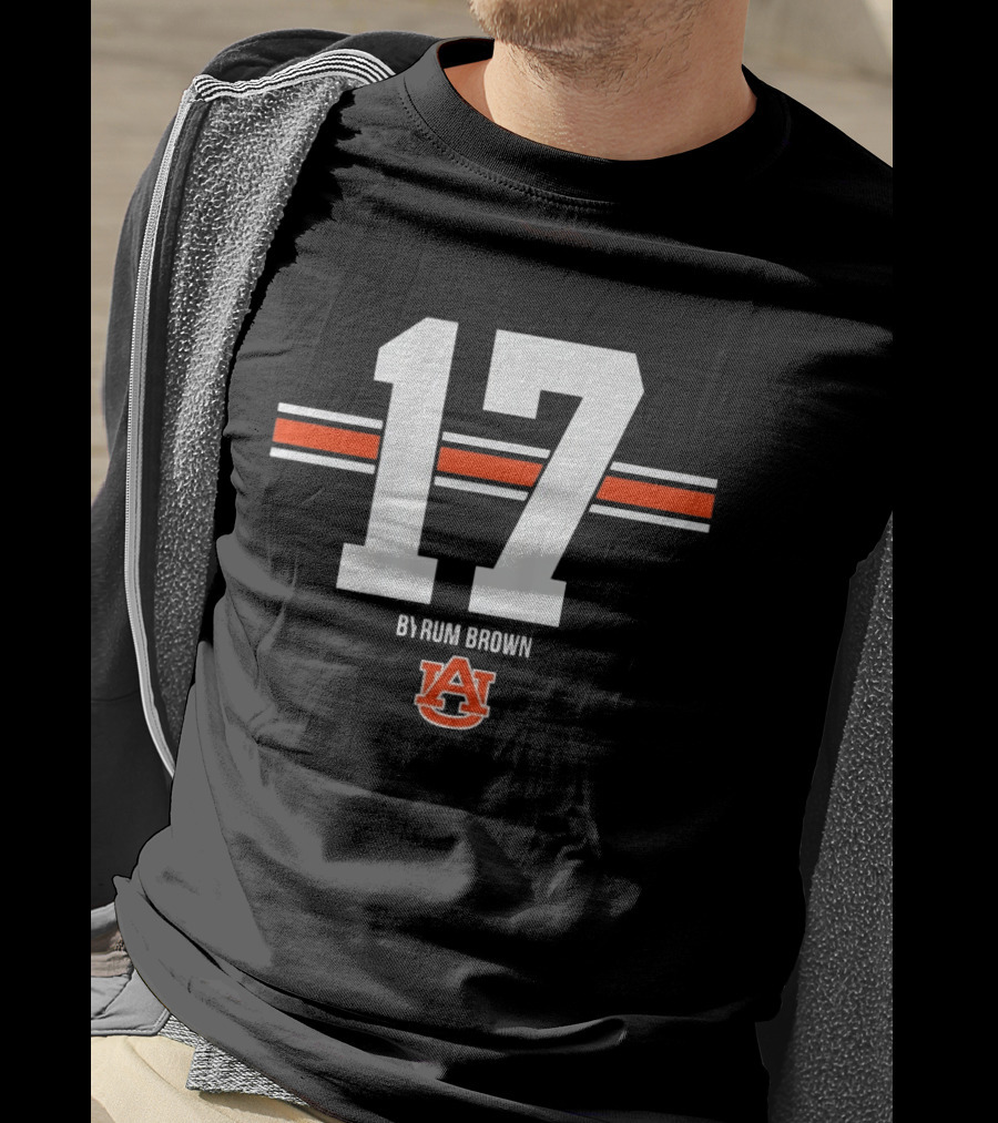 Byrum Brown Auburn Tigers 17 College Football Jersey Auburn University T-Shirt