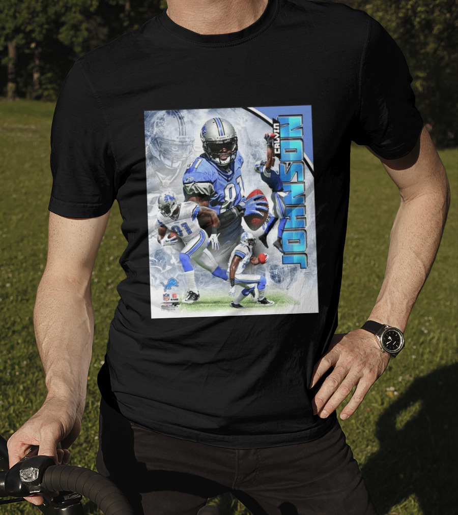 Calvin Johnson Detroit Lions NFL Football Superstar T-Shirt