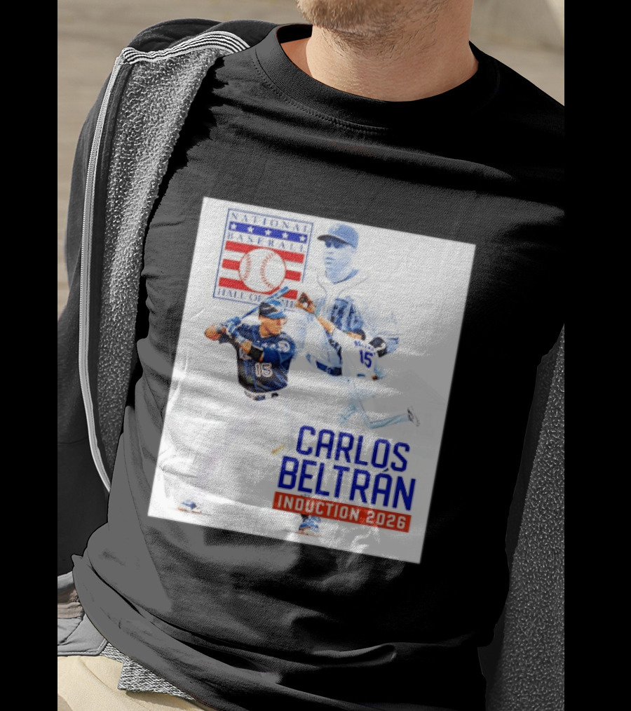 Carlos Beltran National Baseball Hall Of Fame Induction 2026 T-Shirt
