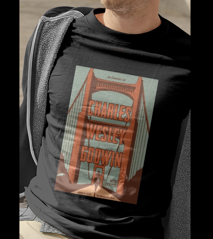 Charles Wesley Godwin August 4 2026 Regency Ballroom San Francisco Event With Lily Fitts T-Shirt