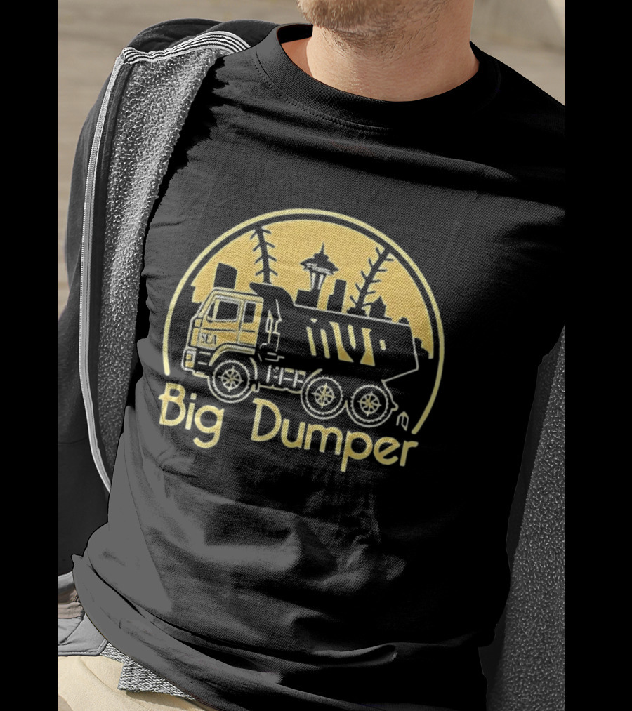 Big Dumper Cal Raleigh Seattle Skyline Truck Mvp T-Shirt