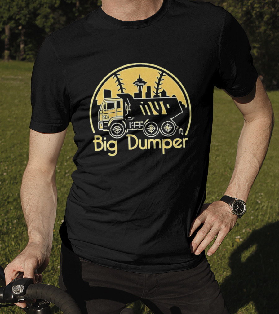 Big Dumper Cal Raleigh Seattle Skyline Truck Mvp T-Shirt