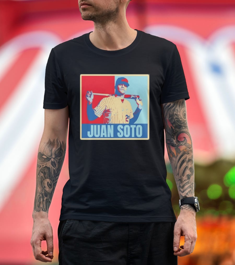 Juan Soto Mets Red Blue T-Shirt