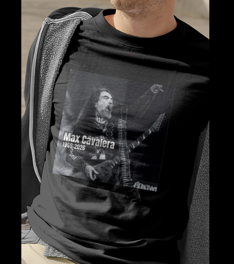 Max Cavalera 1969 2026 Heavy Metal Icon Performance T-Shirt