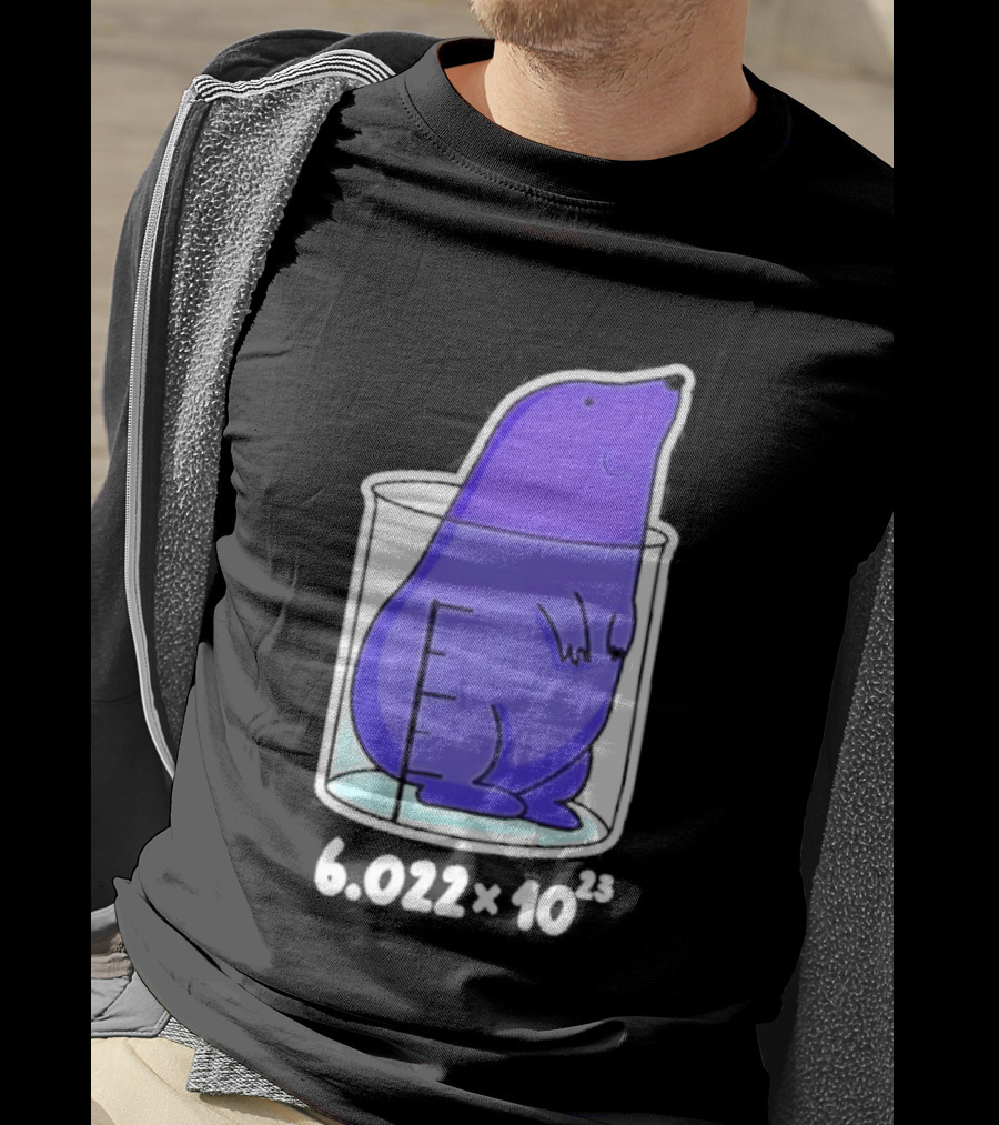 Mole 6.022 X 10²³ Avogadro Chemistry Beaker T-Shirt
