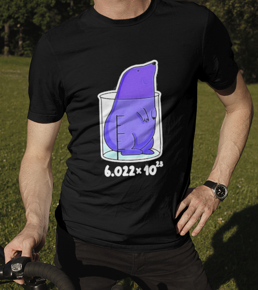 Mole 6.022 X 10²³ Avogadro Chemistry Beaker T-Shirt
