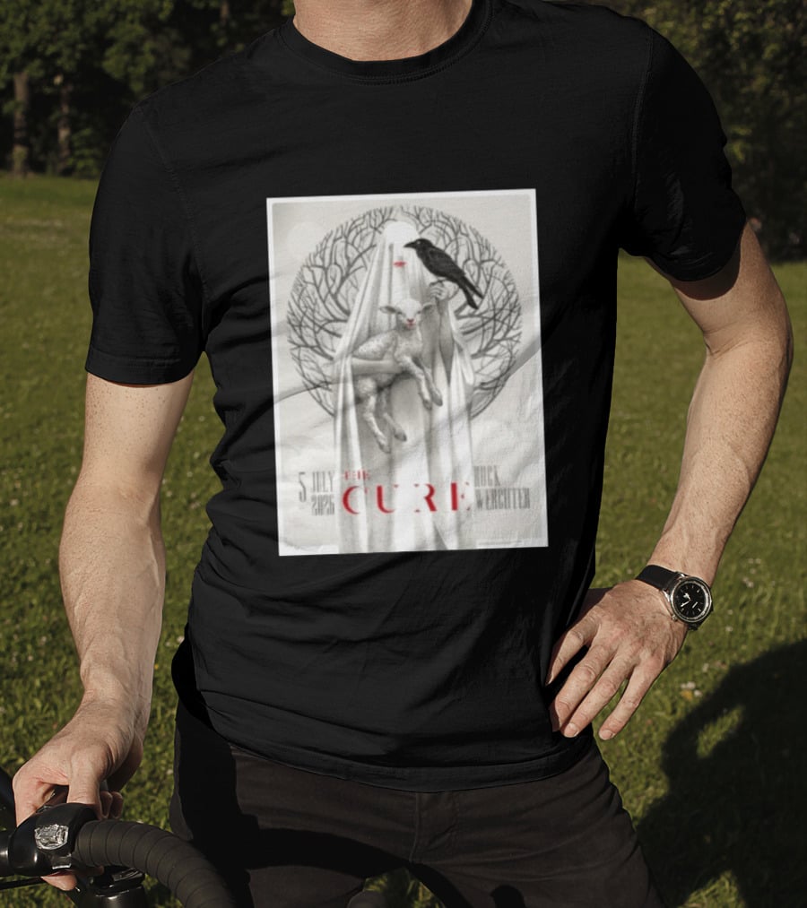 5 July 2026 The Cure Rock Werchter Raven And Lamb T-Shirt