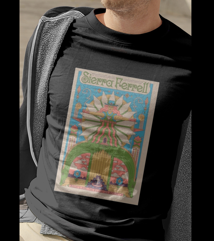 Sierra Ferrell August 5 2026 The Wiltern Los Angeles CA Psychedelic T-Shirt