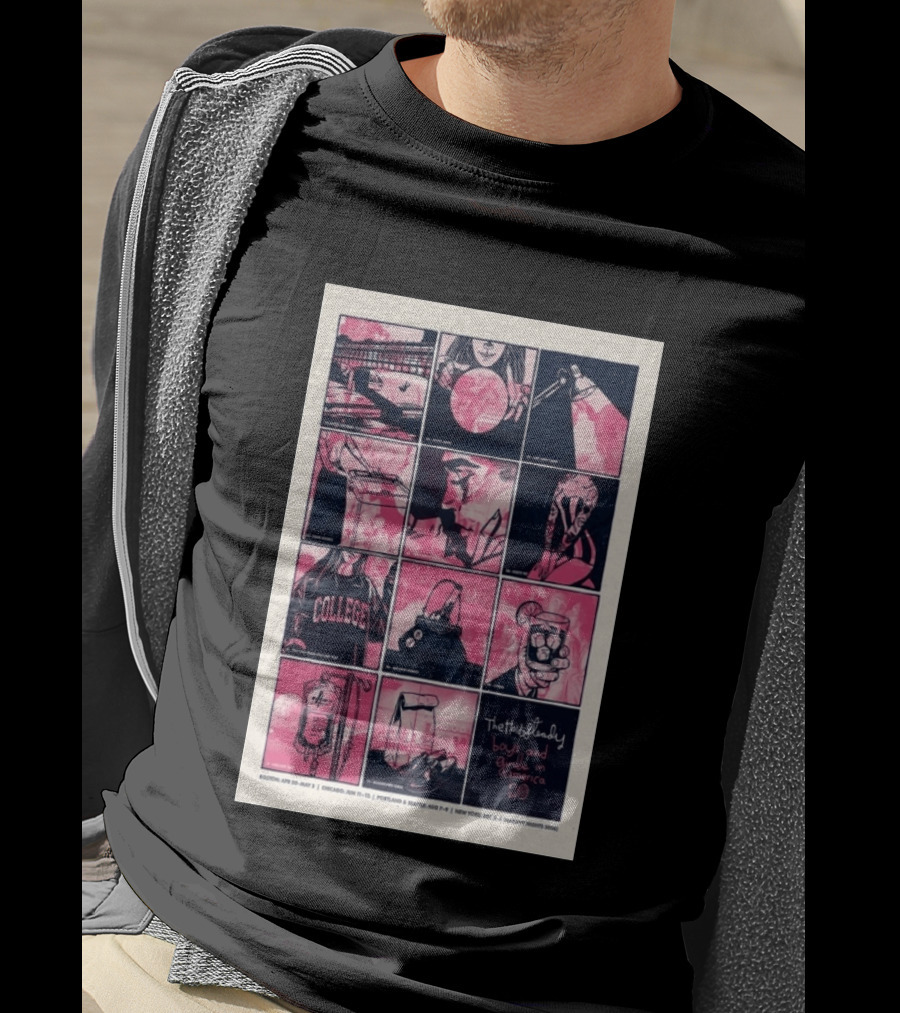 The Hold Steady Boys And Girls In America Tour 2026 Boston Chicago Portland Seattle New York T-Shirt