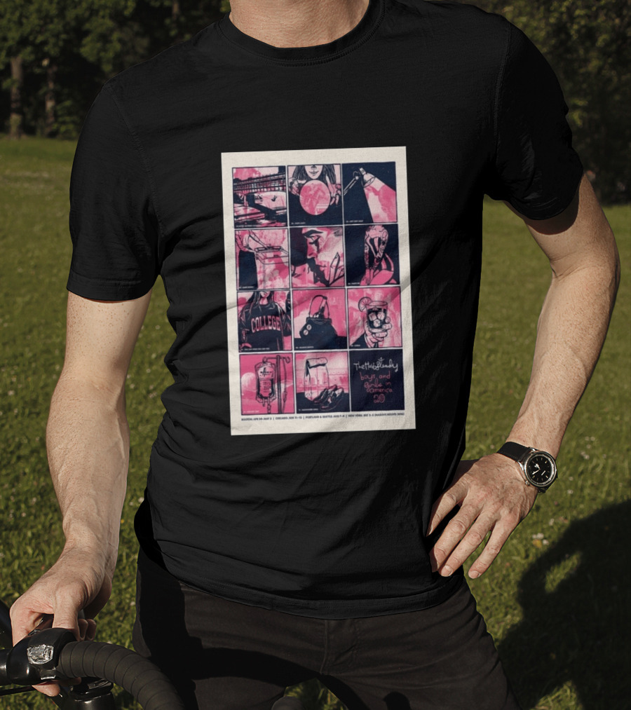 The Hold Steady Boys And Girls In America Tour 2026 Boston Chicago Portland Seattle New York T-Shirt