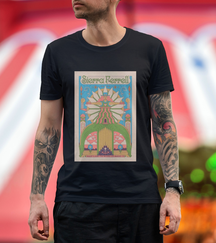 Sierra Ferrell August 5 2026 The Wiltern Los Angeles CA Psychedelic Tour T-Shirt