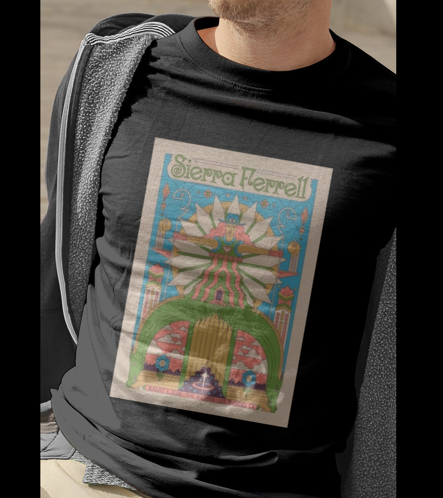 Sierra Ferrell August 5 2026 The Wiltern Los Angeles CA Psychedelic Tour T-Shirt