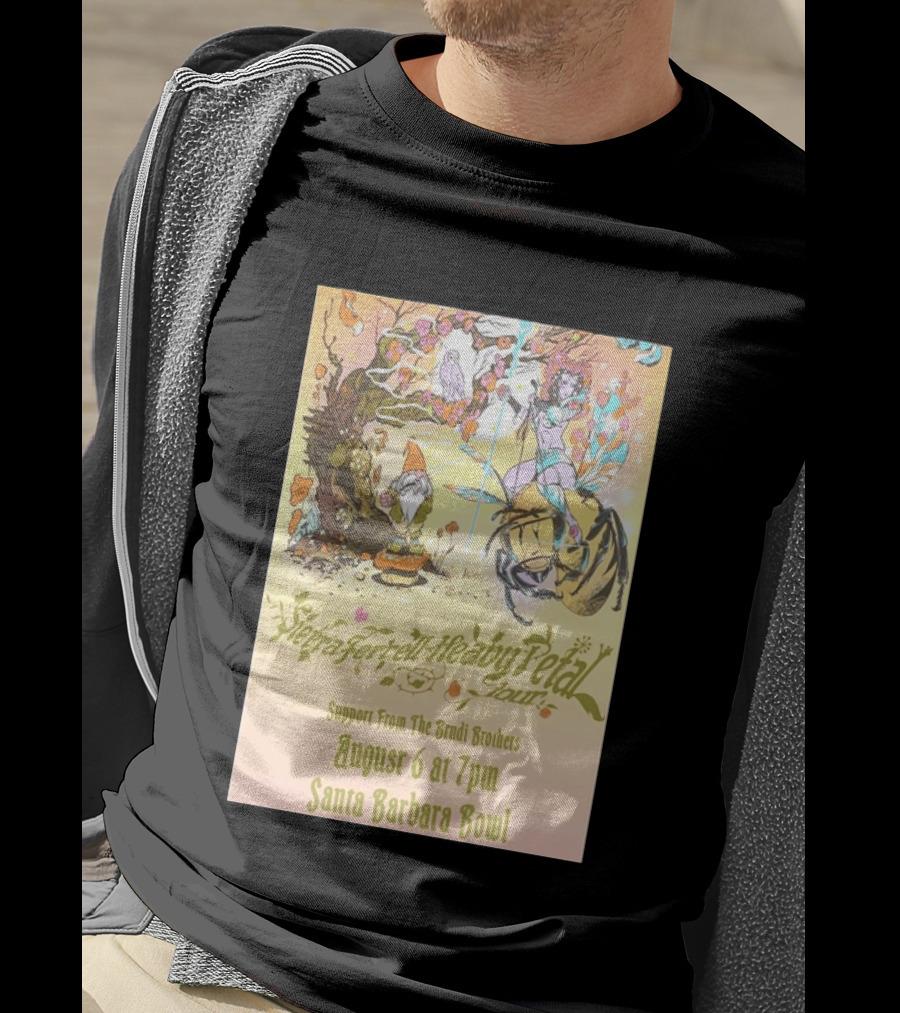 Sierra Ferrell Heavy Petal Tour Brudi Brothers Support August 6 Santa Barbara Bowl T-Shirt