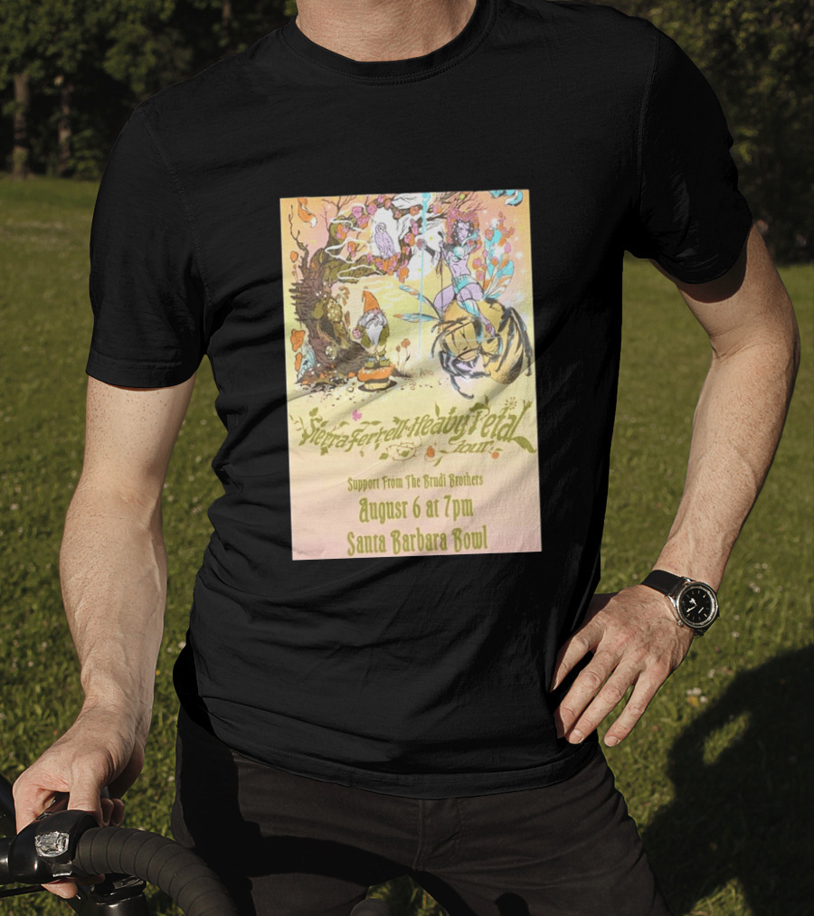 Sierra Ferrell Heavy Petal Tour Brudi Brothers Support August 6 Santa Barbara Bowl T-Shirt