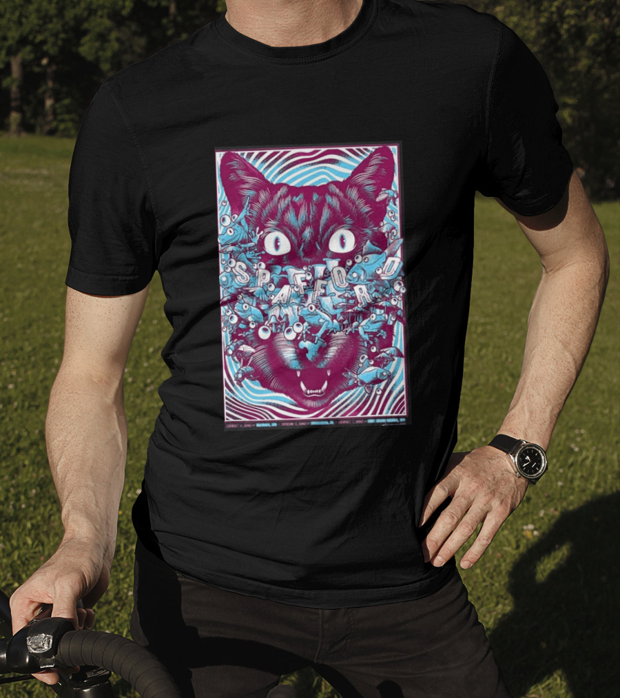 Spafford Richmond Virginia Tour Aug 6 2026 Cat Eyes And Fish T-Shirt