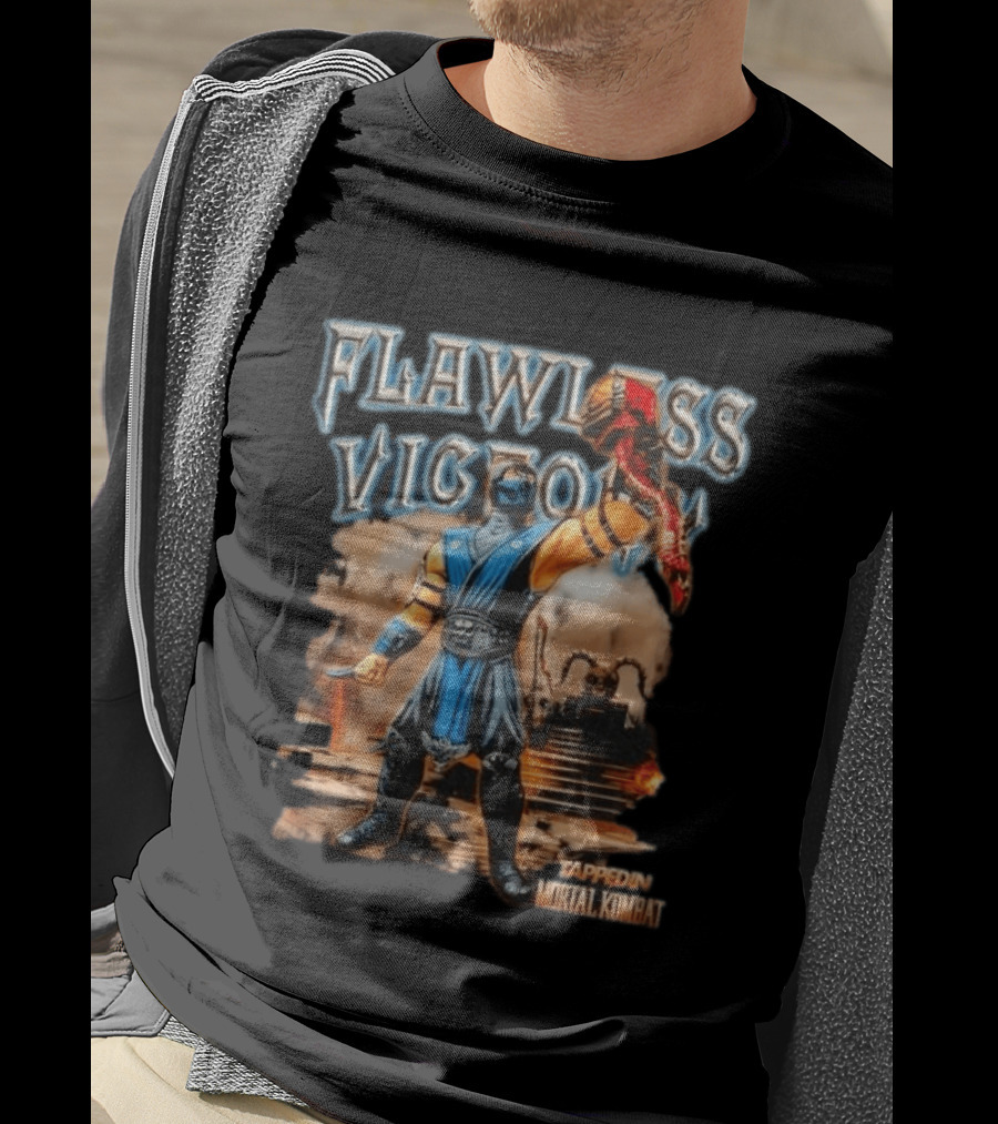 Flawless Victory Subzero Tappedin Mortal Kombat T-Shirt