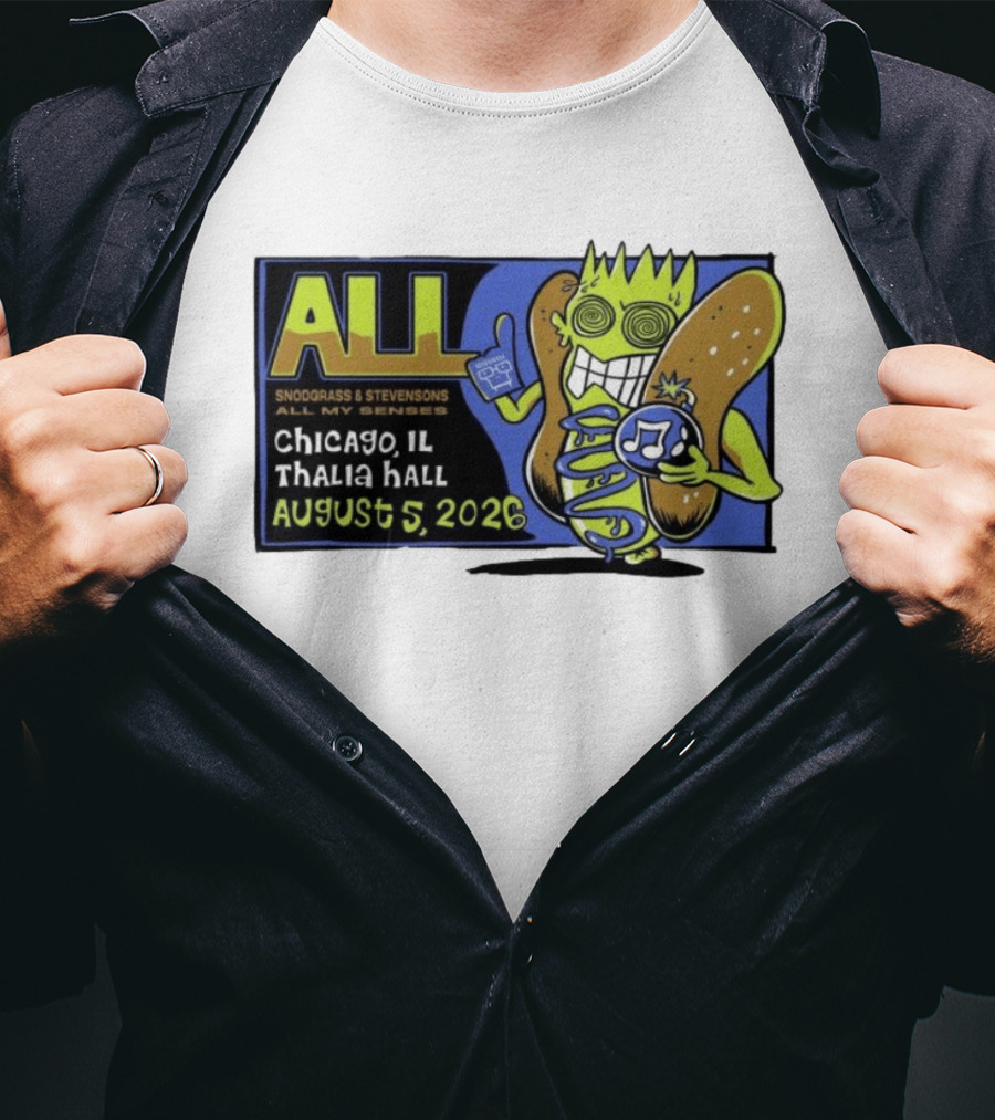 ALL Snodgrass Stevensons Chicago Thalia Hall August 5 2026 T-Shirt