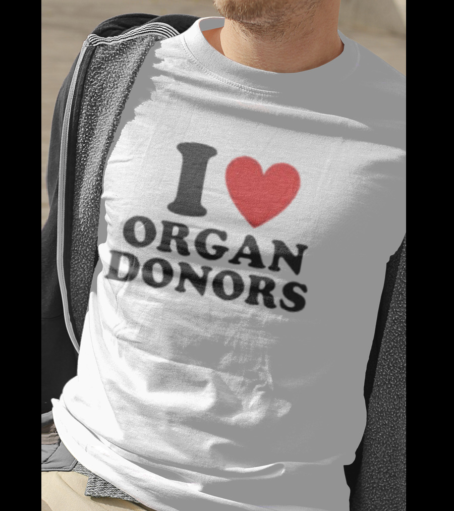 Buffalo Sabres I Love Organ Donors White T-Shirt