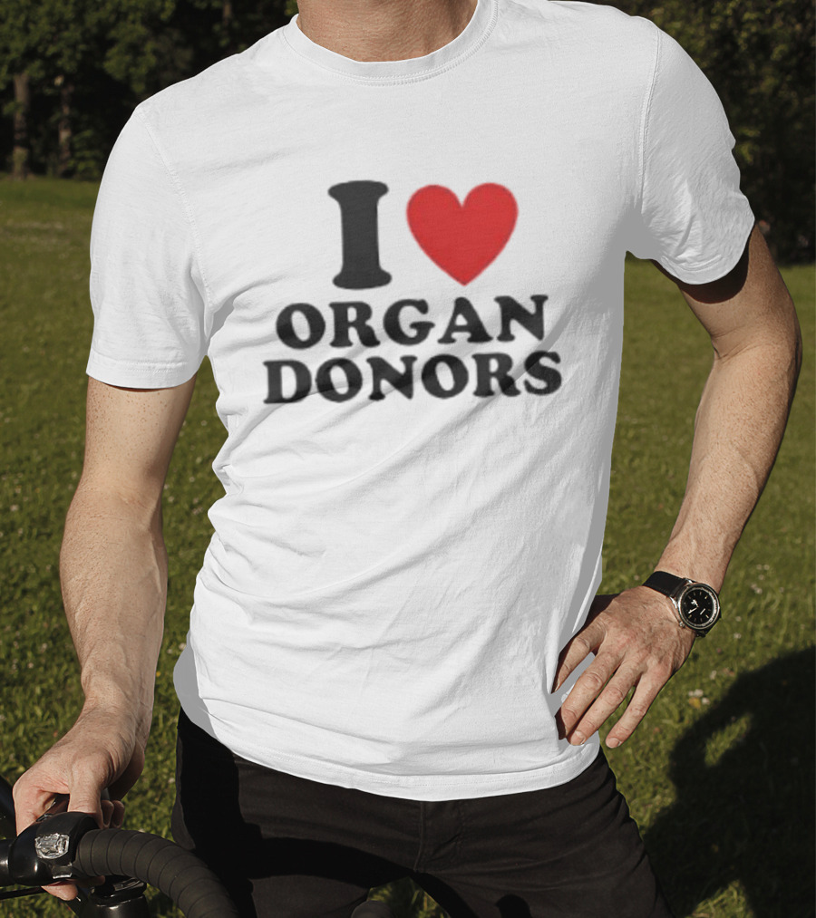 Buffalo Sabres I Love Organ Donors White T-Shirt