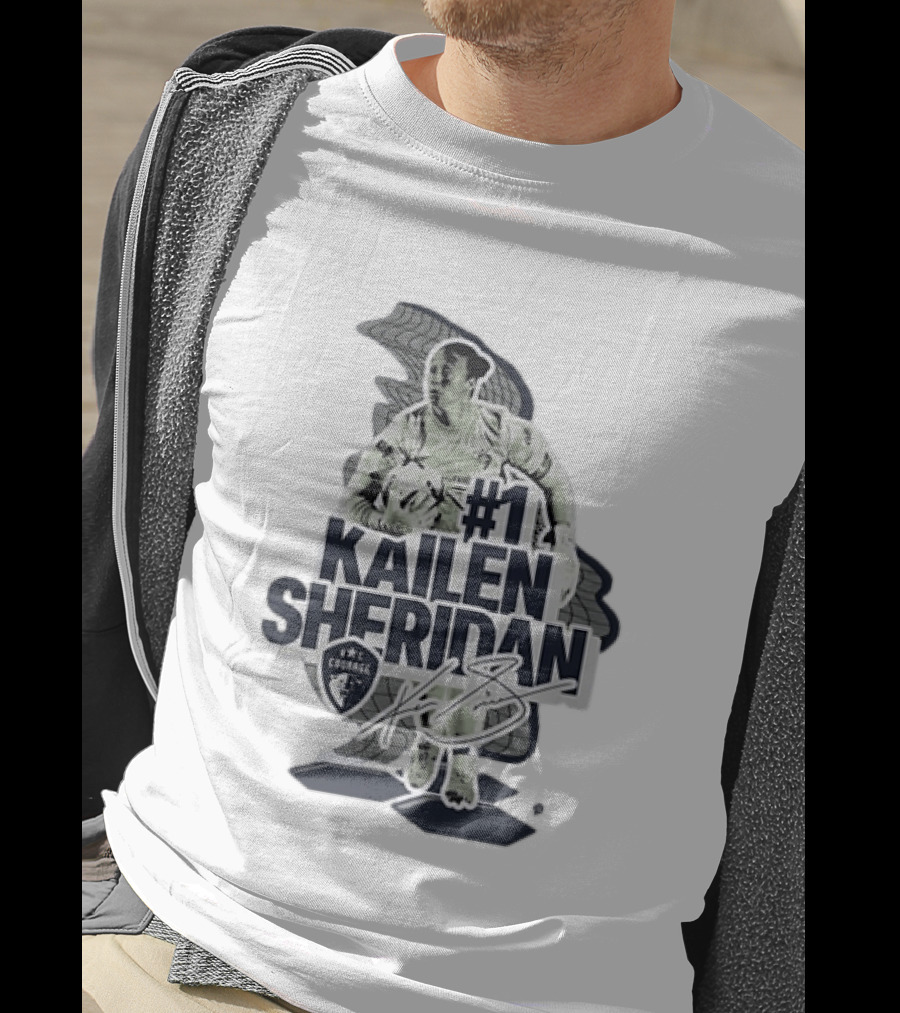 Kailen Sheridan North Carolina Courage #1 Signature Collection T-Shirt