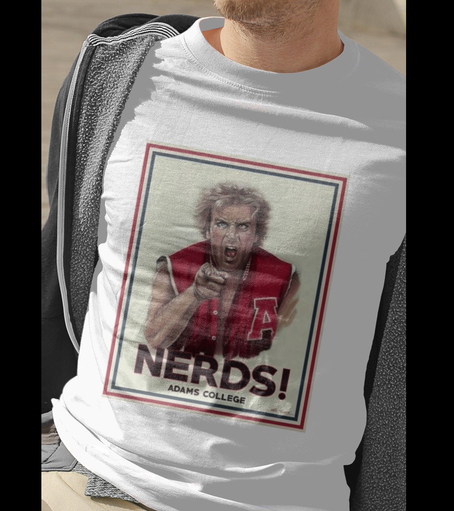 Adams College Nerds Remembering Donald Gibb 1954 2026 T-Shirt