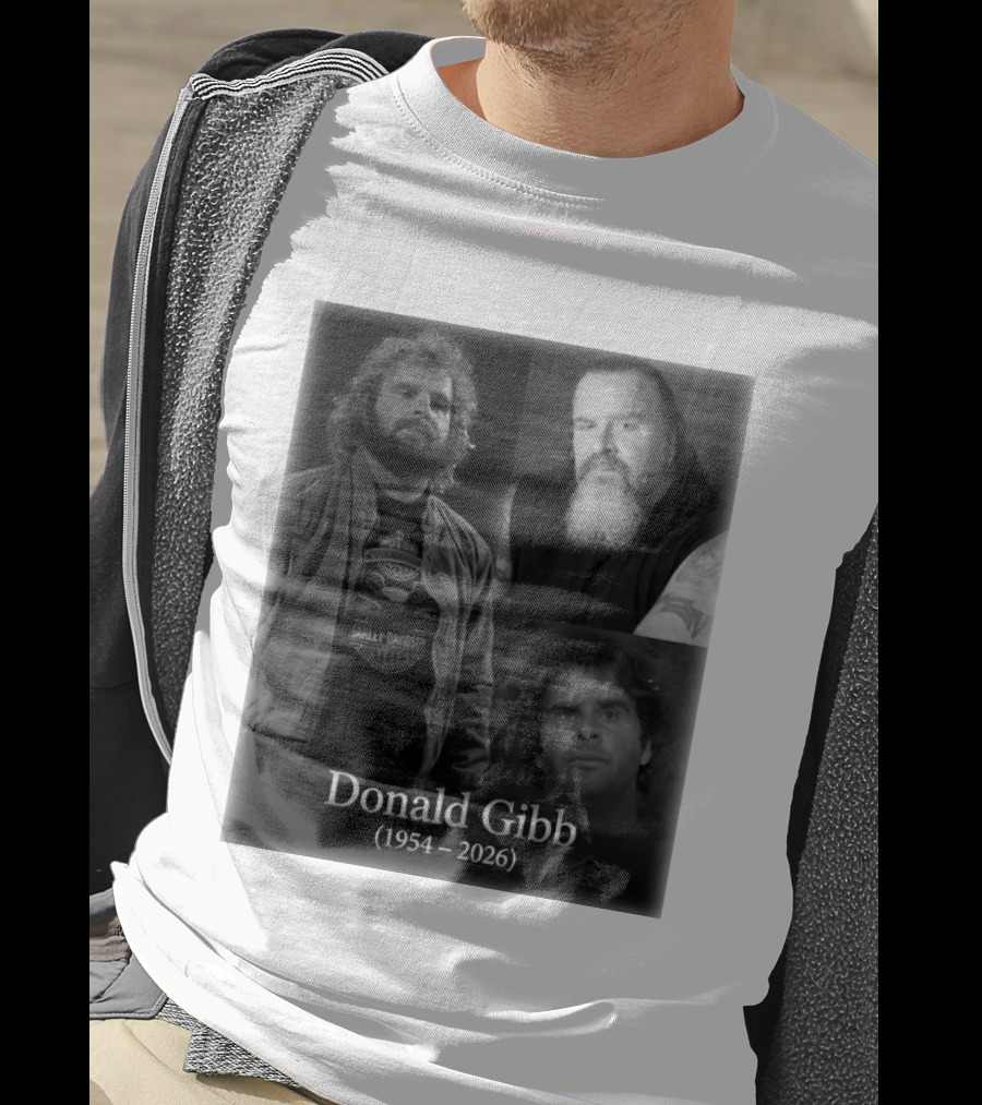 Donald Gibb 1954 2026 Harley Davidson T-Shirt